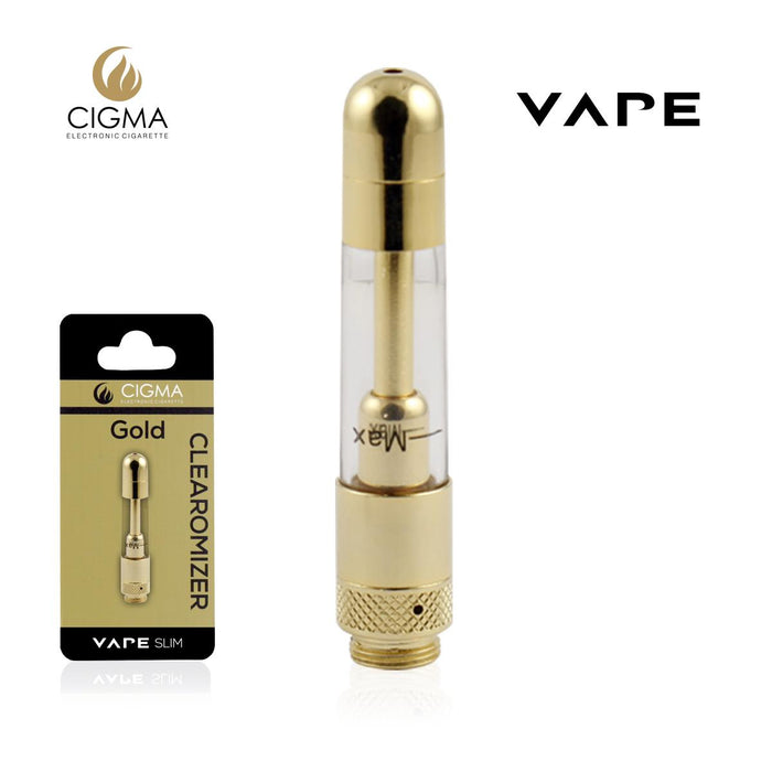 Cigma Clearomizer for Cigma Vape e-Cigarette - Slim - Gold | Cigee