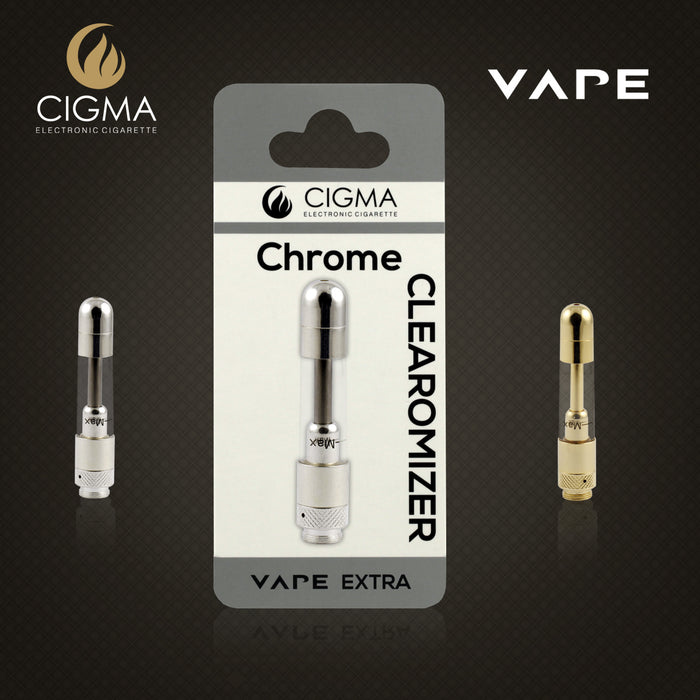 Cigma Clearomizer for Cigma Vape e-Cigarette - Extra - Chrome | Cigee