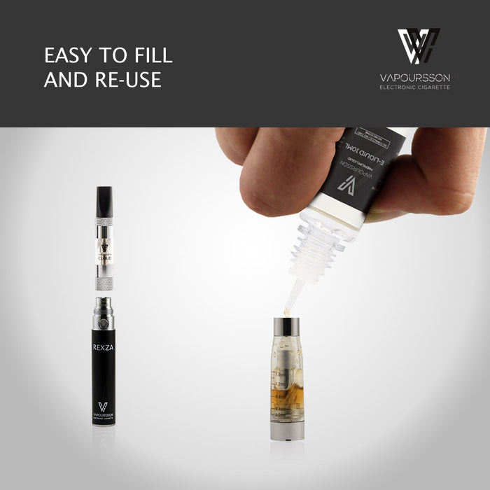 Vapoursson Rexza e-Cigarette - Refillable & Rechargeable Starter Kit | Cigee