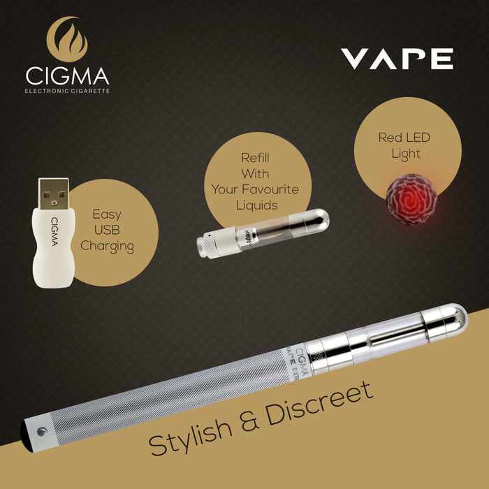 Aspire - K3 + Cigma e-Cigarette Extra White Combo