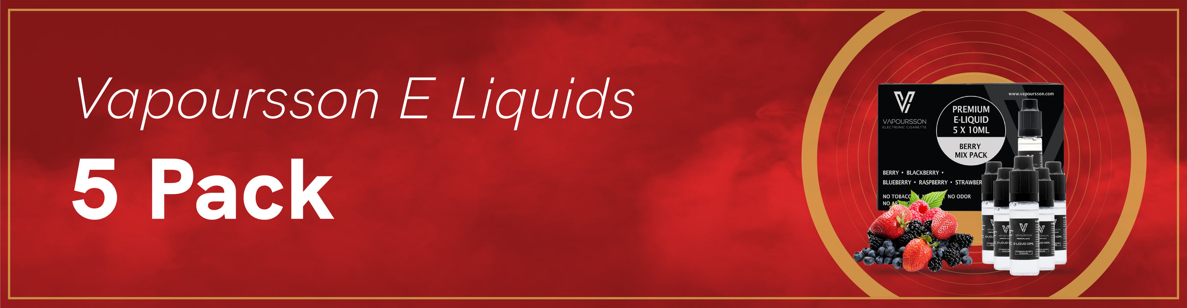Vapoursson 5 Pack E-Liquids: Premium Flavors for Ultimate Vaping Experience  — CIGEE.COM