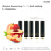 E shisha E Liquid 5 Pack Black Cartomizer *Peach Flavour* - eKaiser - CIGEE Cigarette Cartomizers