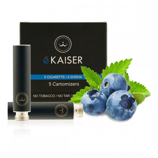 Cigarette Cartomizers,5 Pack, Blueberry Mint Mix,eKaiser