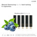 E shisha E Liquid 5 Pack Black Cartomizer *Blueberry Mint Flavour* - eKaiser - CIGEE Cigarette Cartomizers