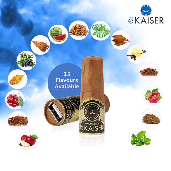 eKaiser e-Cigar Cartomizer - Country Tobacco 0mg x 2 Pack | Cigee