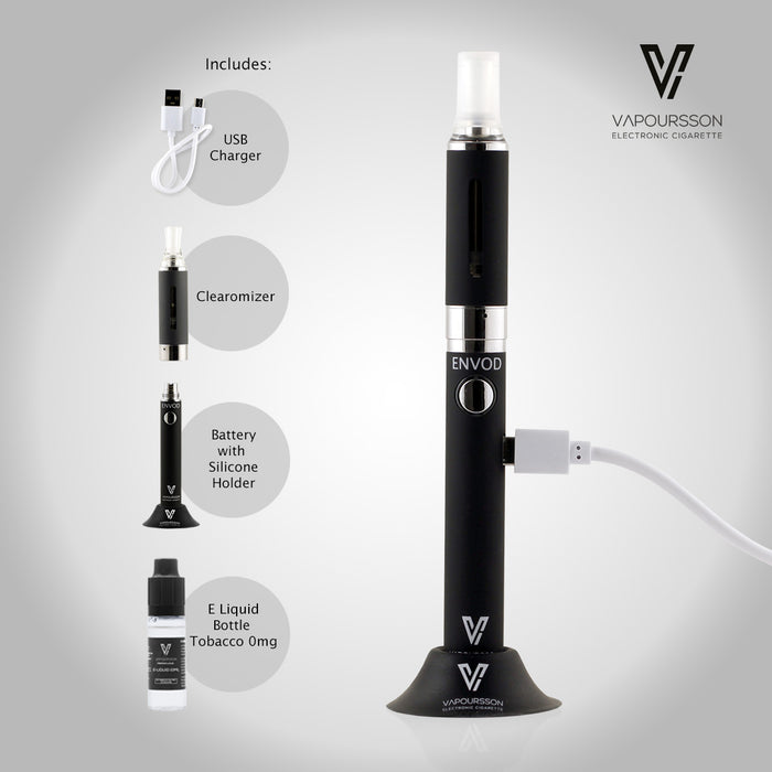 Vapoursson Envod e-Cigarette - Refillable & Rechargeable Starter Kit | Cigee