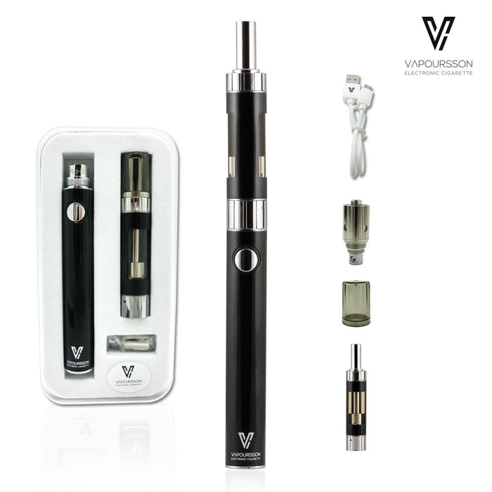 Vapoursson Magnet | Electronic Cigarette | Micro USB Charging | Power LED Indicator | Dual Coil Pro Tank | Magnetic Cap | Free Dual Coil | E Cigarette Starter Kit