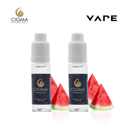 E-liquids,0mg,10ml,2 Pack,Cigma,Watermelon