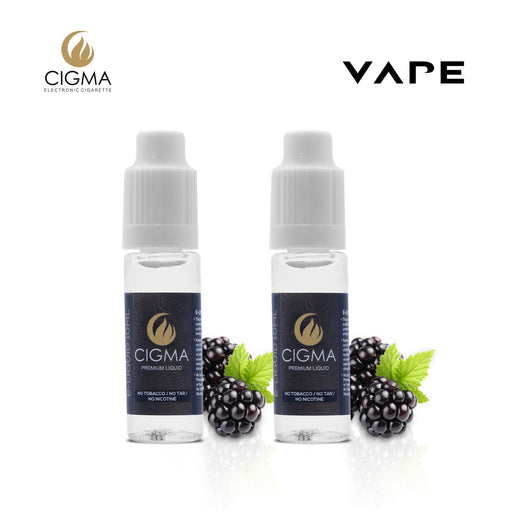 E-liquids,0mg,10ml,2 Pack,Cigma,Blackberry