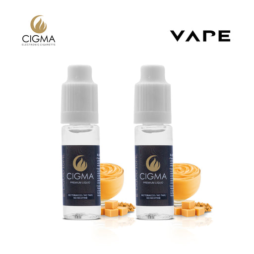 E-liquids,0mg,10ml,2 Pack,Cigma,Butterscotch