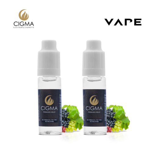 E-liquids,0mg,10ml,2 Pack,Cigma,Grape