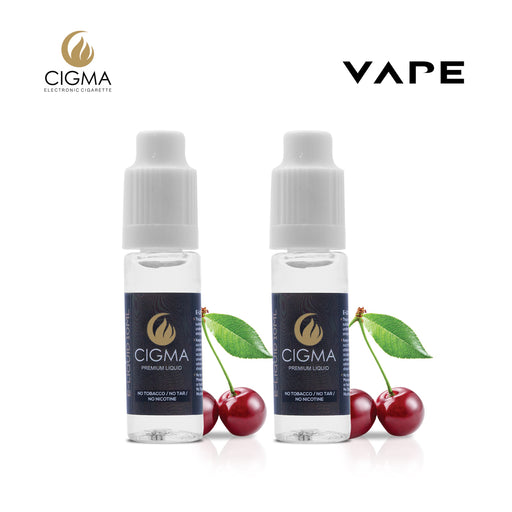 E-liquids,0mg,10ml,2 Pack,Cigma,Cherry