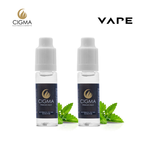 E-liquids,0mg,10ml,2 Pack,Cigma,Mint