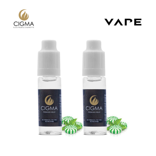 E-liquids,0mg,10ml,2 Pack,Cigma,Menthol