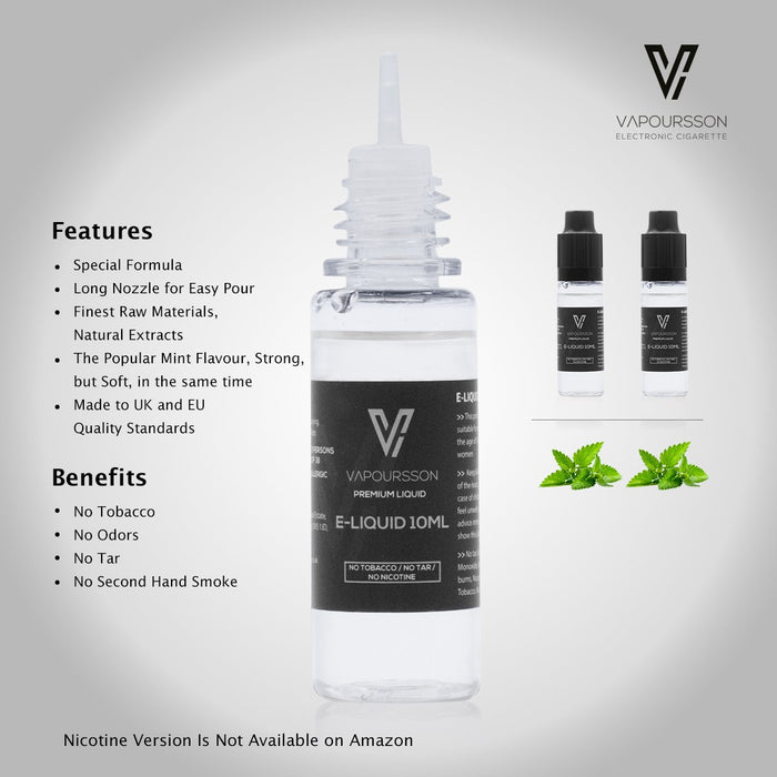 VAPOURSSON 2 X 10ml E Liquid | Mint - Vapoursson - CIGEE E-liquids