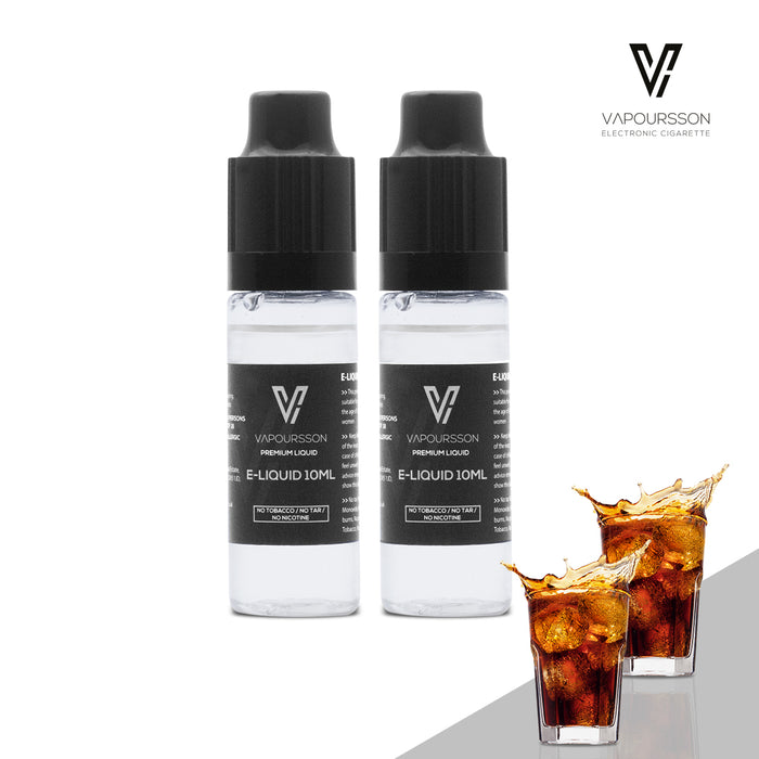 E-liquids,0mg,10ml,2 Pack,Vapoursson,Cola