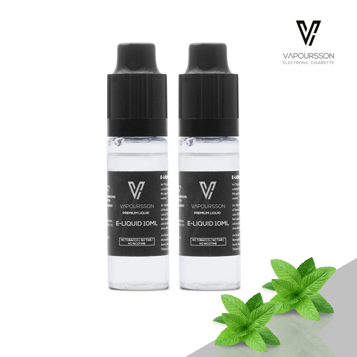 E-liquids,0mg,10ml,2 Pack,Vapoursson,Strong Mint