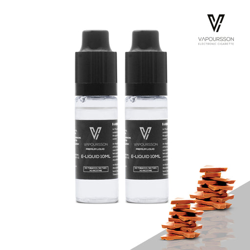 E-liquids,0mg,10ml,2 Pack,Vapoursson,Toffee