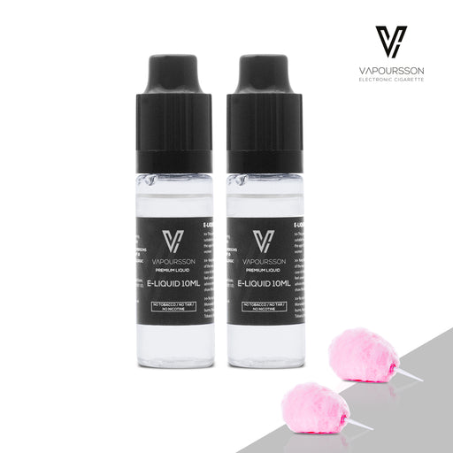 E-liquids,0mg,10ml,2 Pack,Vapoursson,Candyfloss