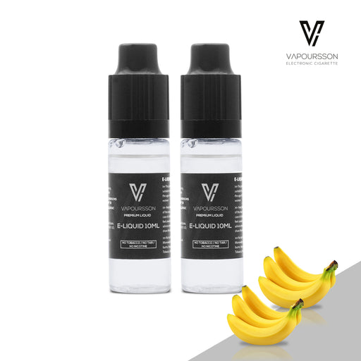 E-liquids,0mg,10ml,2 Pack,Vapoursson,Banana