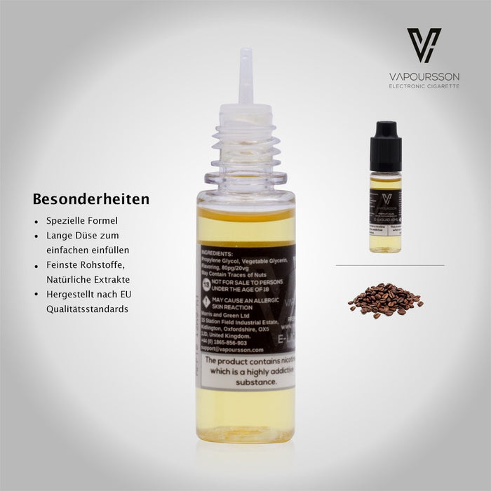 Vapoursson e-Liquid - Coffee 18mg 10ml Bottle | Cigee