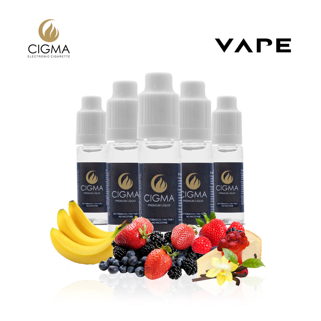Cigma e-Liquid - Sweet Desire Mix 0mg 10ml Bottle x 5 Pack | Cigee