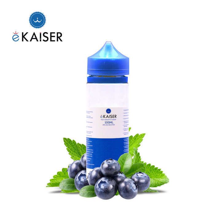 Shortfill, 100ml, 0mg, eKaiser, Blueberry Mint