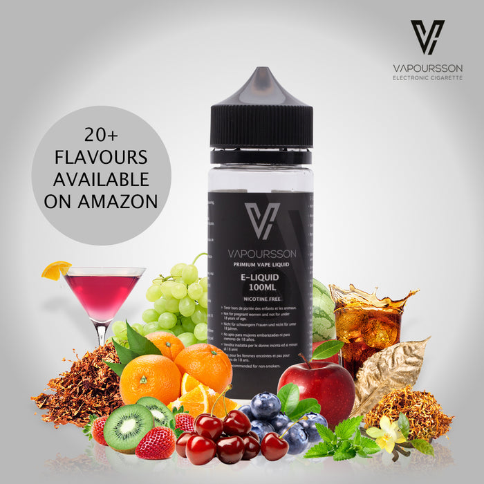 Vapoursson e-Liquid - Cocktail 0mg 100ml Shortfill | Cigee