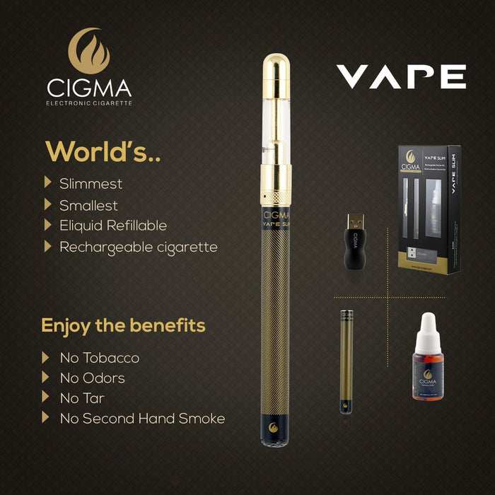 Cigma vape Slim with 10ml Liquid (GERMAN)