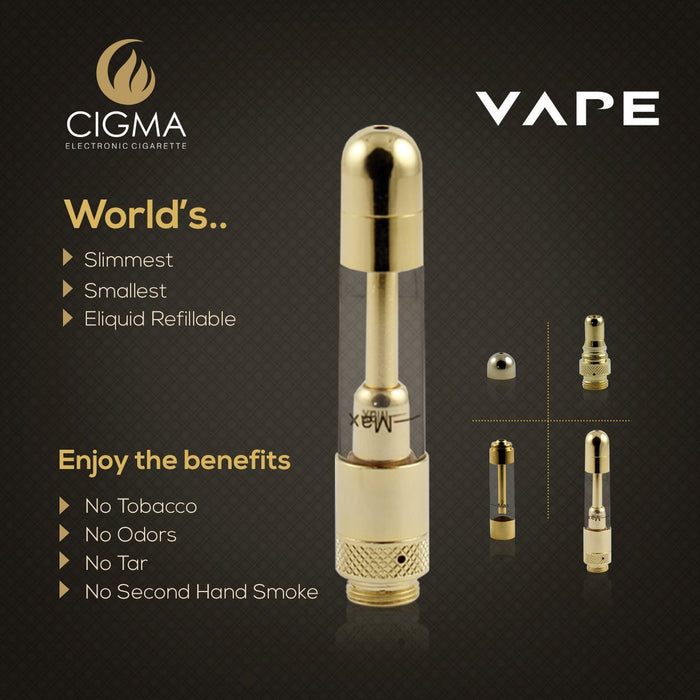 Cigma vape extra gold clearomizer (GERMAN)