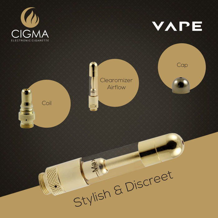 Cigma vape extra gold clearomizer (GERMAN)