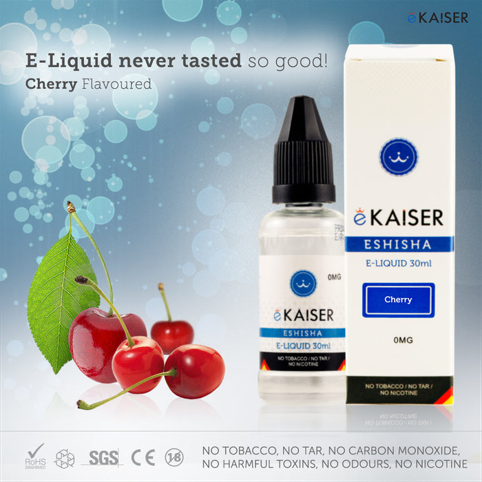 E liquid |Blue eKaiser Range | Cherry Gum 30ml | Refill For Electronic Cigarette & E Shisha - eKaiser - CIGEE