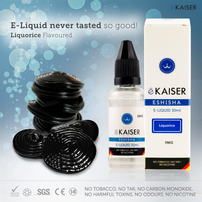 E liquid |Blue eKaiser Range | Liquorice 30ml | Refill For Electronic Cigarette & E Shisha - eKaiser - CIGEE