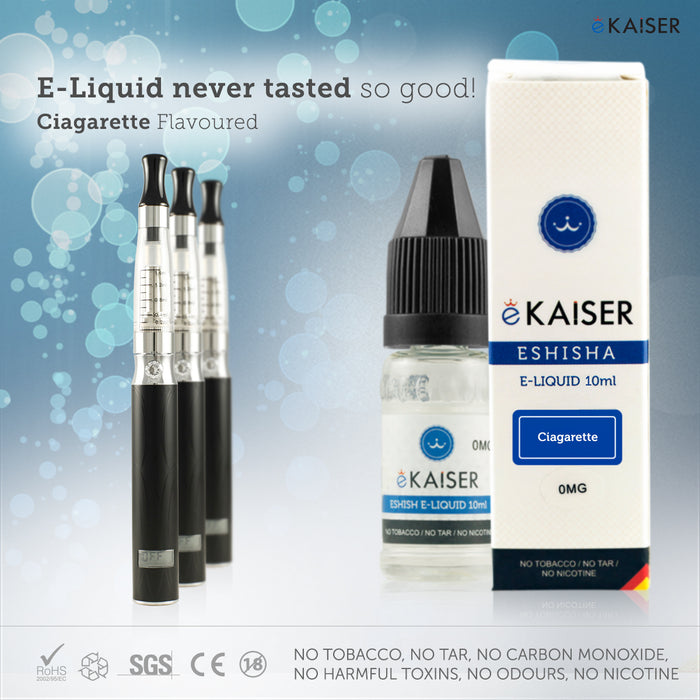 E liquid |Blue eKaiser Range | Cigarette 10ml | Refill For Electronic Cigarette & E Shisha - eKaiser - CIGEE