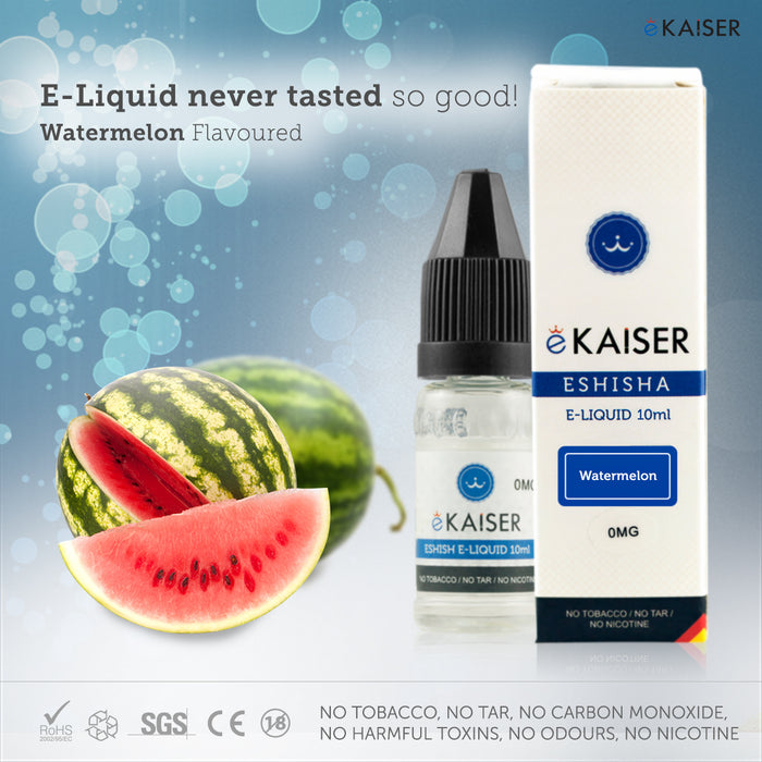 E liquid |Blue eKaiser Range | Watermelon 10ml | Refill For Electronic Cigarette & E Shisha - eKaiser - CIGEE
