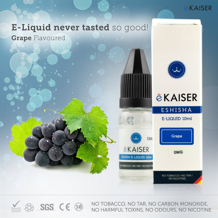 E liquid |Blue eKaiser Range | Grape 10ml | Refill For Electronic Cigarette & E Shisha - eKaiser - CIGEE