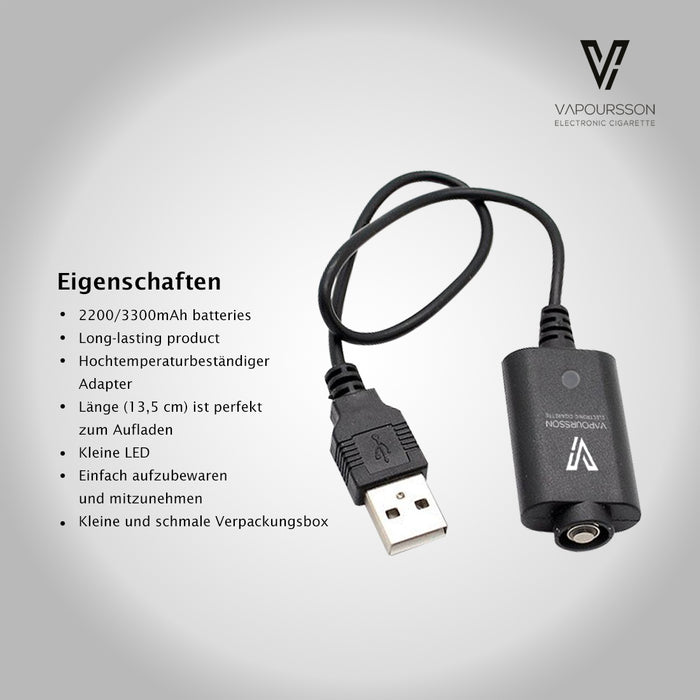 Vapoursson USB Charger for 3200 mAh Battery | Cigee