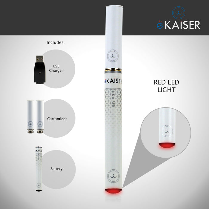 E Shisha Rechargeable Starter Kit eKaiser White Battery E Liquid Eshisha