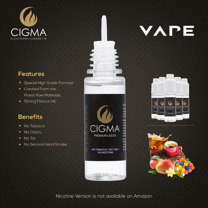 Cigma - Vape dual kit extra + Flavour mix 5 pack liquid