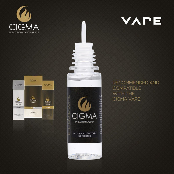 Cigma - Vape dual kit extra + Flavour mix 5 pack liquid