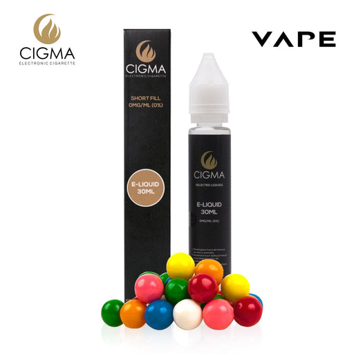 Shortfill, 30ml, 0mg, Cigma, Bubble Gum