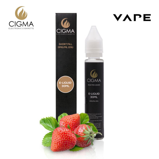 Shortfill, 30ml, 0mg, Cigma, Strawberry