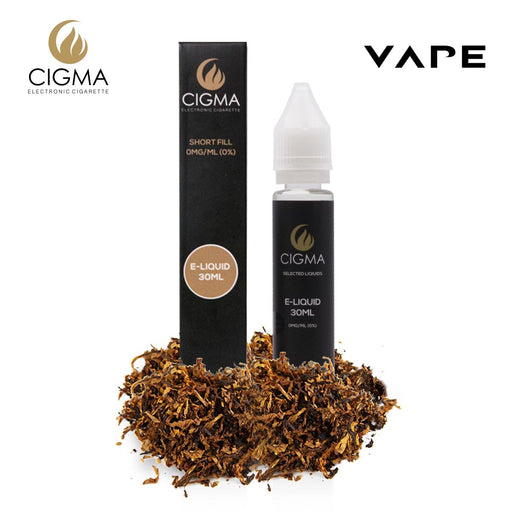 Shortfill, 30ml, 0mg, Cigma, Classic Tobacco