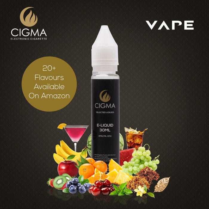 Cigma e-Liquid - Classic Tobacco 0mg 30ml Shortfill | Cigee