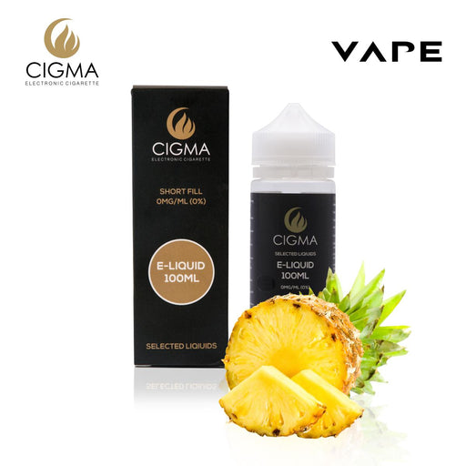 Shortfill, 100ml, 0mg, Cigma, Pineapple