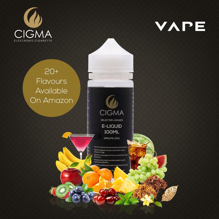 Cigma e-Liquid - Bubble Gum 0mg 100ml Shortfill | Cigee