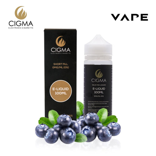 Shortfill, 100ml, 0mg, Cigma, Blueberry