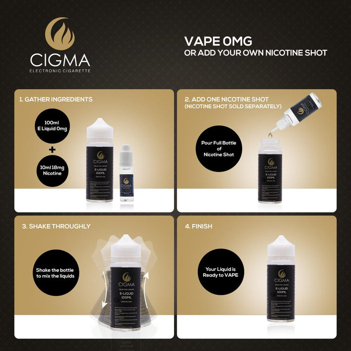 Cigma e-Liquid - Blueberry 0mg 100ml Shortfill | Cigee