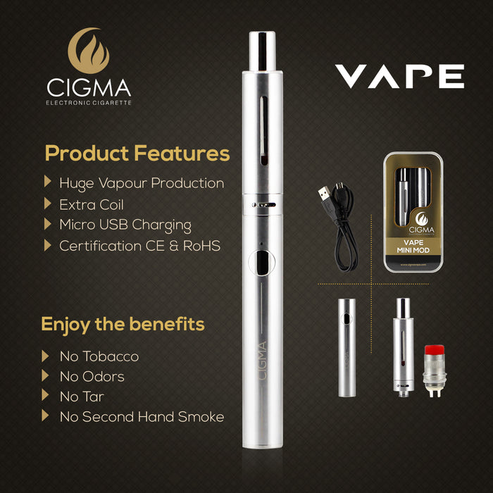 CIGMA Mini Mod 30W 0.6 Ohm Sub ohm Vaping Kit - Cigma - CIGEE E-Cigarettes