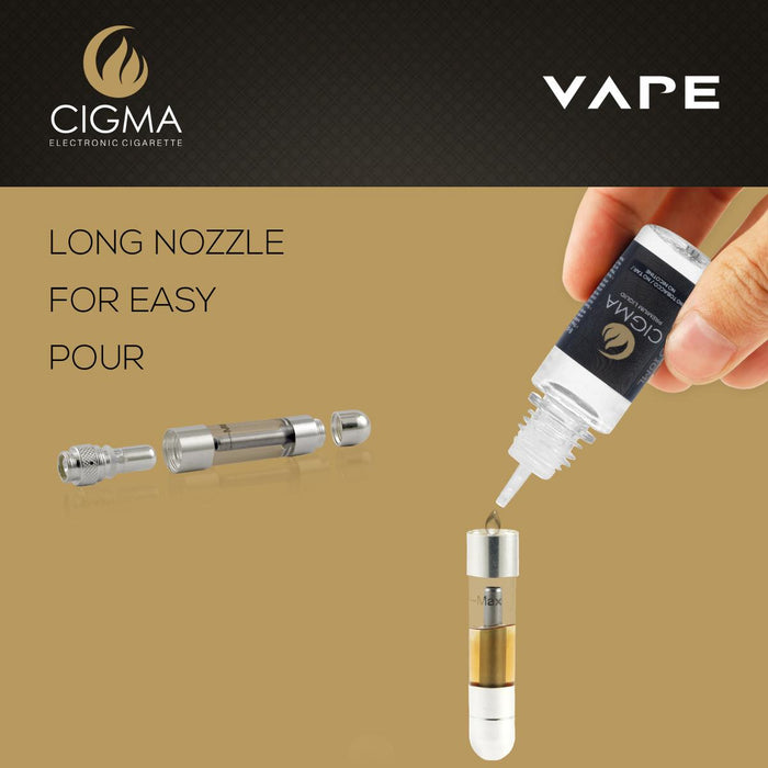 Cigma e-Cigarette Slim White - Refillable & Rechargeable Starter Kit | Cigee